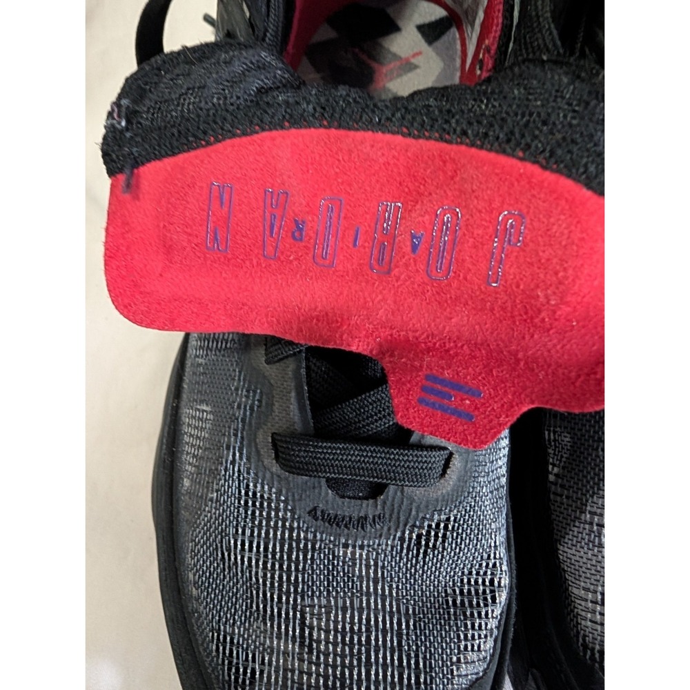 Air Jordan 37 Raptors Black Basketball Sneakers 6Y Red - Picture 6 of 9